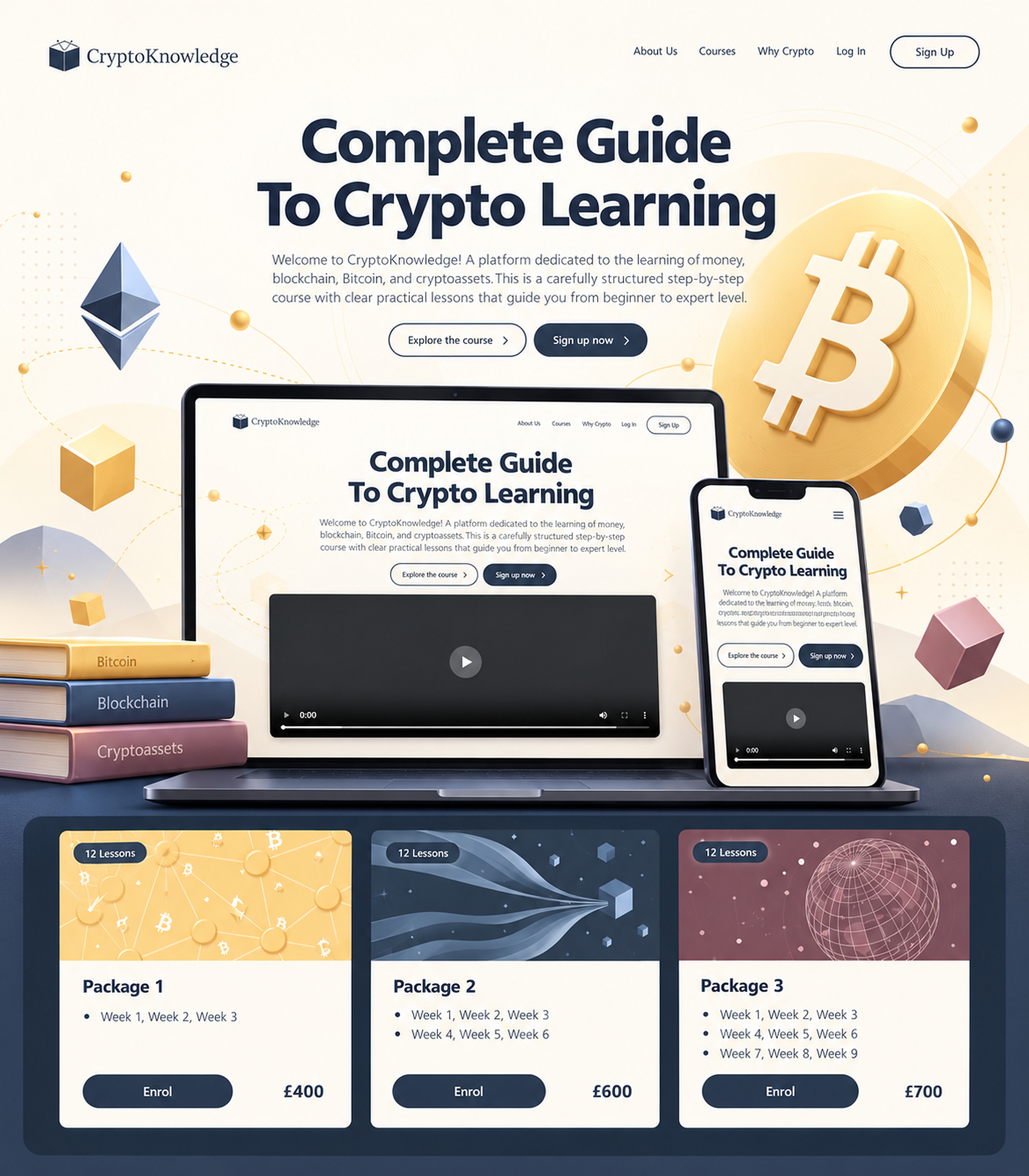 CryptoKnowledge — course overview and enrolment — in context